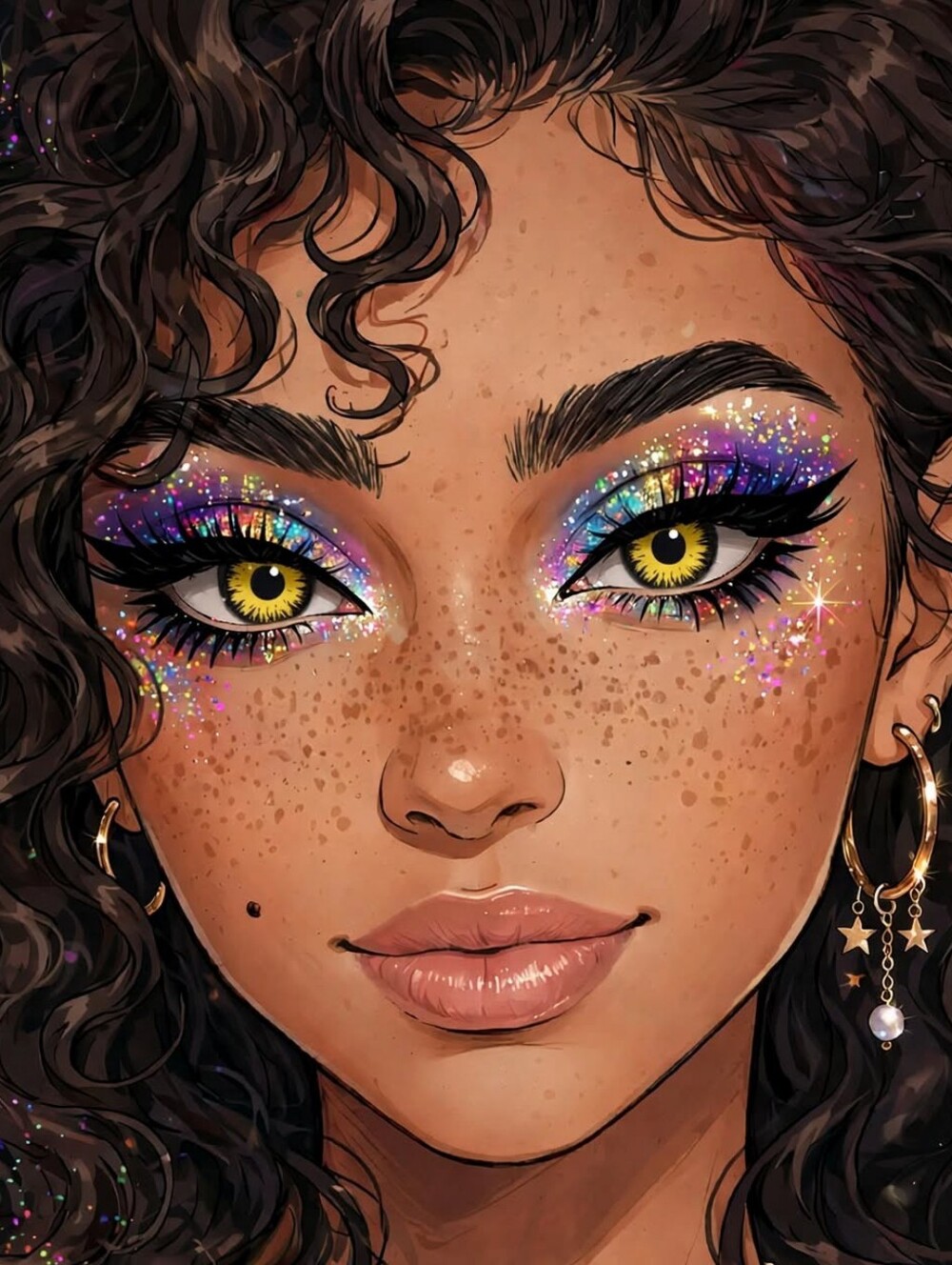 Yellow Color Eye Wear Lenses - Costume Enhancements